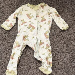 Charming Kids Footie with Playful Print